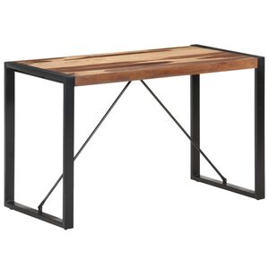 vidaXL Esstisch 120x60x75 cm Massivholz