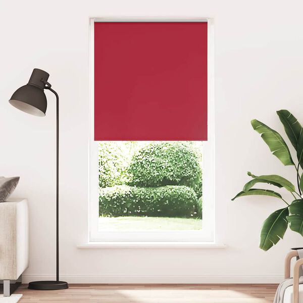 vidaXL Verdunkelungsrollo Rot 110x230cm Stoffbreite 105,7cm Polyester