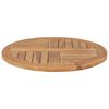 vidaXL Tischplatte Massivholz Teak Rund 2,5 cm 60 cm