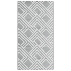 vidaXL Outdoor-Teppich ARAKIL Grau 80x150 cm PP