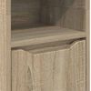 vidaXL Badezimmerschrank Sonoma-Eiche 30,5 x 30 x 195 cm Holzwerkstoff