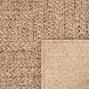 vidaXL Teppich ZIZUR Beige 60x110 cm Jute-Optik Indoor und Outdoor