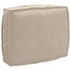 vidaXL Palettenkissenset 2 pcs Taupe Oxford-Stoff
