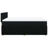 vidaXL Boxspringbett mit Matratze Schwarz 160x200 cm Stoff