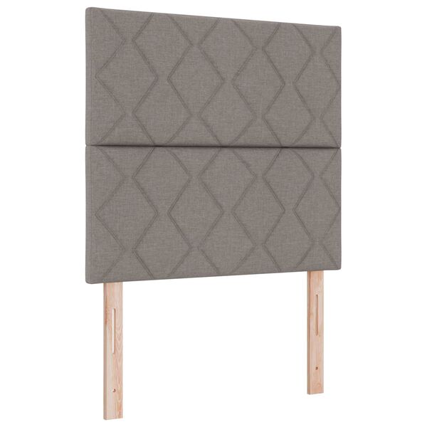 vidaXL Kopfteil Taupe 90 cm Stoff