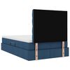 vidaXL Bett mit Stauraum und LED mit LED Blau 120 x 200 cm Polyester