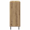 vidaXL Sideboard Artisan-Eiche 69,5 x 34 x 90 cm Verbundholz und Eisen