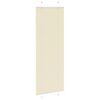 vidaXL Plissee Creme 70x200 cm Stoffbreite 69,4 cm Polyester