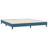 vidaXL Boxspringbett ohne Matratze Dunkelblau 180x210 cm Samt