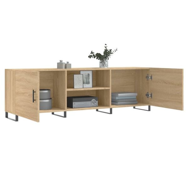 vidaXL TV-Schrank Sonoma-Eiche 150x30x50 cm Holzwerkstoff