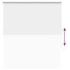 vidaXL Verdunkelungsrollo Wei&szlig; 140x130cm Stoffbreite 136,6cm Polyester