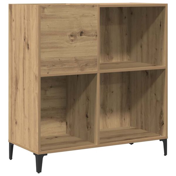 vidaXL Plattenschrank Artisan-Eiche 84,5x38x89 cm Holzwerkstoff
