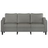 vidaXL 3-Sitzer-Sofa Dunkelgrau 180 cm Stoff