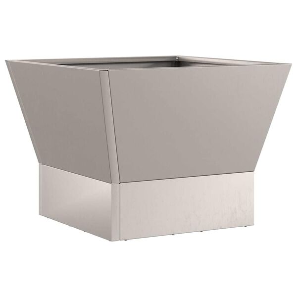 vidaXL Feuerstelle Braun 40 x 40 x 35 cm Wetterfeststahl