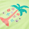 Kinder-T-Shirt Neongelb 140