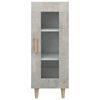 vidaXL Sideboard Betongrau 34,5x34x90 cm Holzwerkstoff