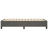 vidaXL Boxspringbettgestell Dunkelgrau 80x200 cm Samt