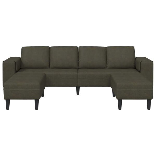vidaXL Wohnzimmer Couch 3 pcs Olivegr&uuml;n