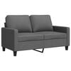 vidaXL 2-Sitzer-Sofa Dunkelgrau 120 cm Stoff