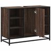 vidaXL Waschbeckenunterschrank Braun Eichen-Optik 80x33x60 cm