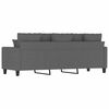 vidaXL 3-Sitzer-Sofa Dunkelgrau 180 cm Stoff