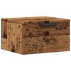 vidaXL Wand-Nachttisch Altholz-Optik 34x30x20 cm
