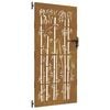vidaXL Gartentor 85x200 cm Cortenstahl Bambus-Design
