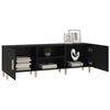 vidaXL TV-Schrank Schwarz 150x30x50 cm Holzwerkstoff