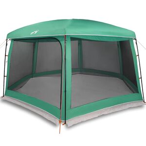 vidaXL Poolzelt mit abnehmbarem &Uuml;berzelt Netzw&auml;nden Meergr&uuml;n 670x590cm