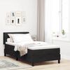 vidaXL Boxspringbett mit Matratze Schwarz 200 x 80 cm Samt