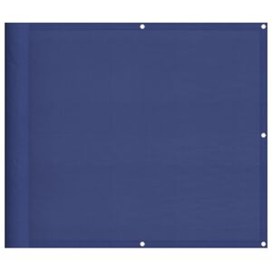 vidaXL Balkon-Sichtschutz Blau 90x1000 cm 100 % Polyester-Oxford