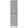 vidaXL Warderobe 2 pcs Graues Sonoma 50 x 50 x 200 cm Holzwerkstoff