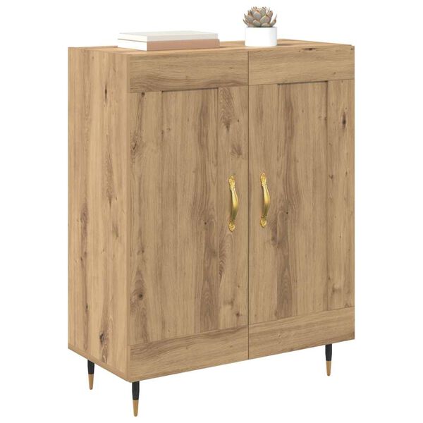vidaXL Sideboard Artisan-Eiche 69,5 x 34 x 90 cm Holzwerkstoff