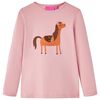 vidaXL Kinder-Langarmshirt Hellrosa 116