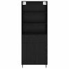 vidaXL Highboard Schwarz Eichen-Optik 69,5 x 34 x 180 cm