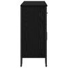 vidaXL Sideboard Schwarz Eichen-Optik 97 x 32,5 x 74,5 cm