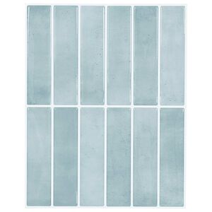 vidaXL Rechteckige Fliese 10 pcs Grau-Gr&uuml;n 29 x 23 x 0,08 cm
