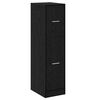 vidaXL Apothekerschrank Schwarze Eiche 30 x 41 x 118 cm Holzwerkstoff