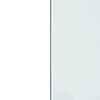 vidaXL Kaminofen Glasplatte Rechteckig 80x50 cm