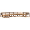 vidaXL Outdoor-Sofagarnitur 8 pcs Natur Massivholz Akazie