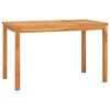 vidaXL Garden Esstisch 120x70x77 cm Massiv Teakholz