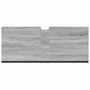 vidaXL Waschbeckenunterschrank Grau Sonoma 80x33x60 cm Holzwerkstoff