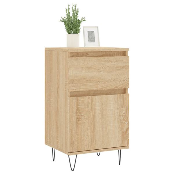 vidaXL Sideboard Sonoma-Eiche 40x35x70 cm Holzwerkstoff