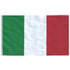 vidaXL Flagge Italiens mit Mast 5,5 m Aluminium