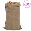 vidaXL Jutes&auml;cke 30 Stk. 65x135 cm 100% Jute 340 g/m&sup2;