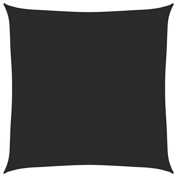 vidaXL Sonnensegel 160 g/m² Schwarz 4x4 m HDPE