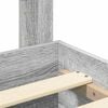vidaXL Bettrahmen Graues Sonoma 200 x 200 cm Holzwerkstoff