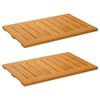 vidaXL Badematte Braun 60 x 40 cm Massivholz Akazie