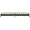 vidaXL Bettgestell ohne Matratze Dunkelgrau 90x200 cm Samt