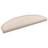 vidaXL Selbstklebende Treppenschoner 15 stk. 80 x 24,5 x 3,5 cm Taupe